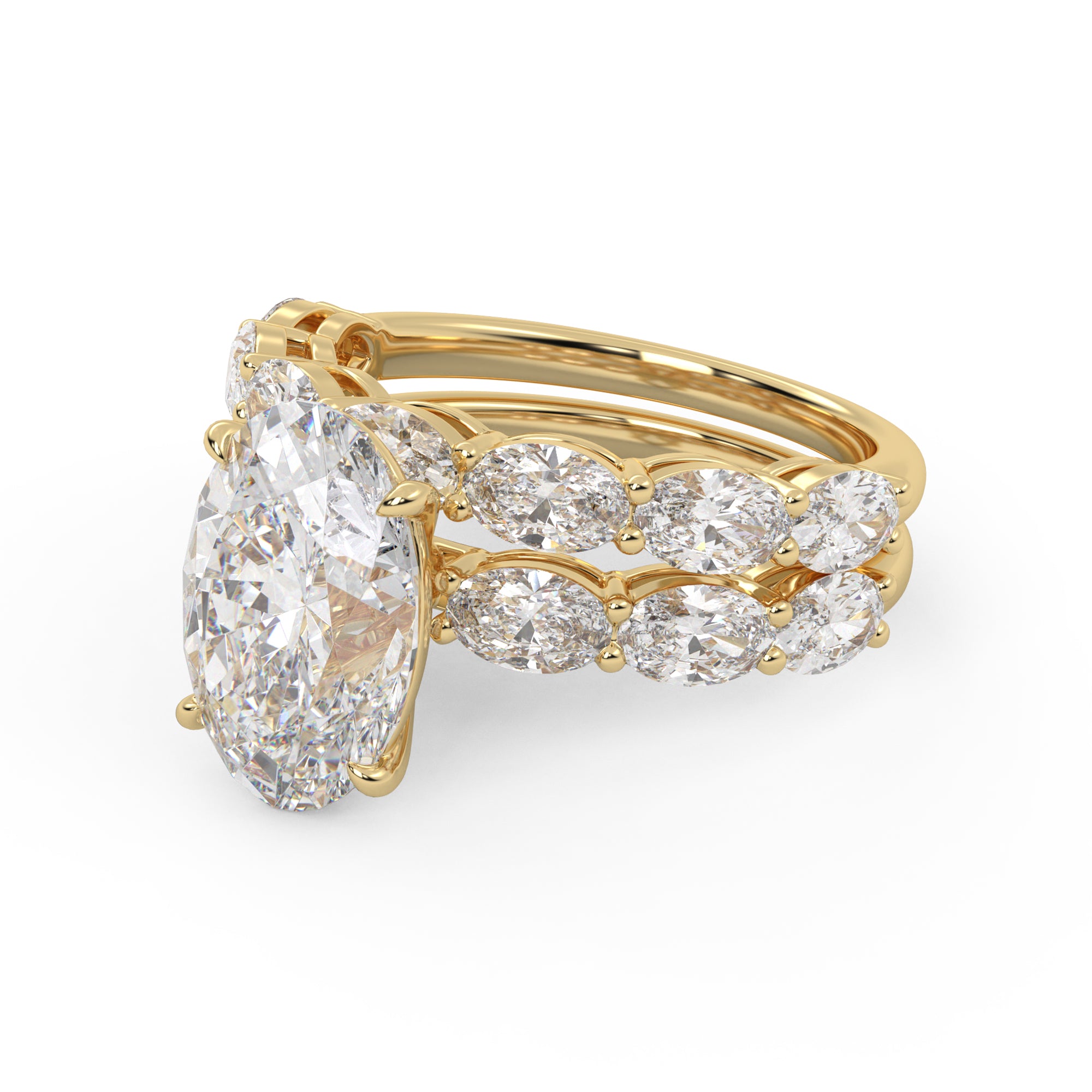 IGI Certified Lab Grown Diamond Oval Shape Solitaire Engagement Ring