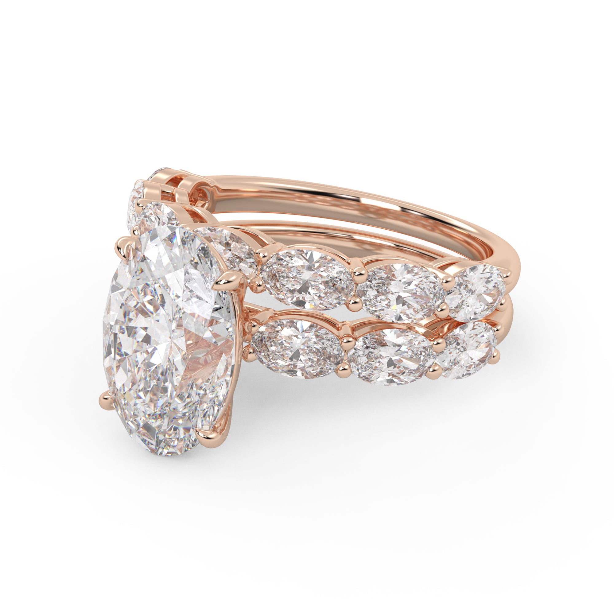 IGI Certified Lab Grown Diamond Oval Shape Solitaire Engagement Ring