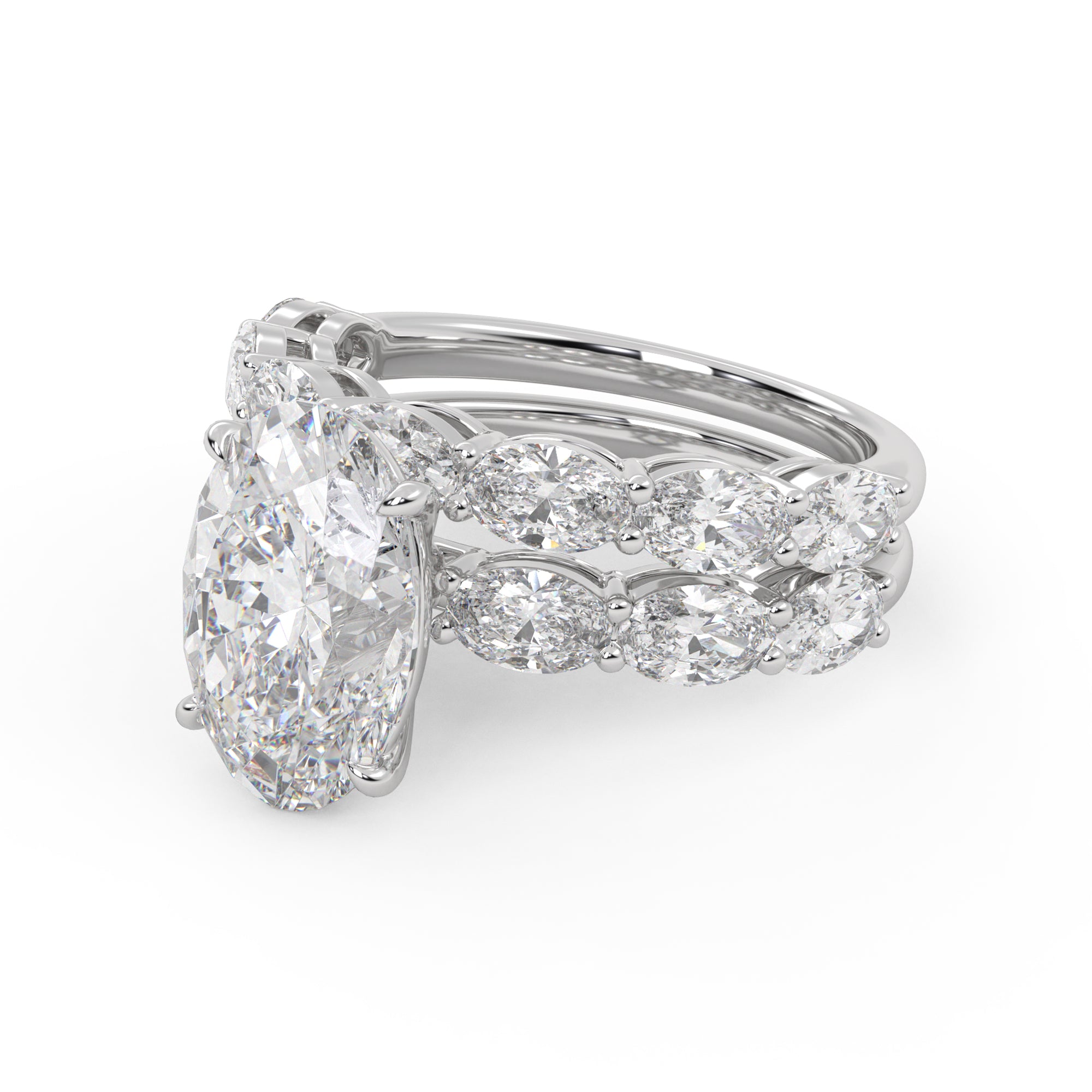 IGI Certified Lab Grown Diamond Oval Shape Solitaire Engagement Ring