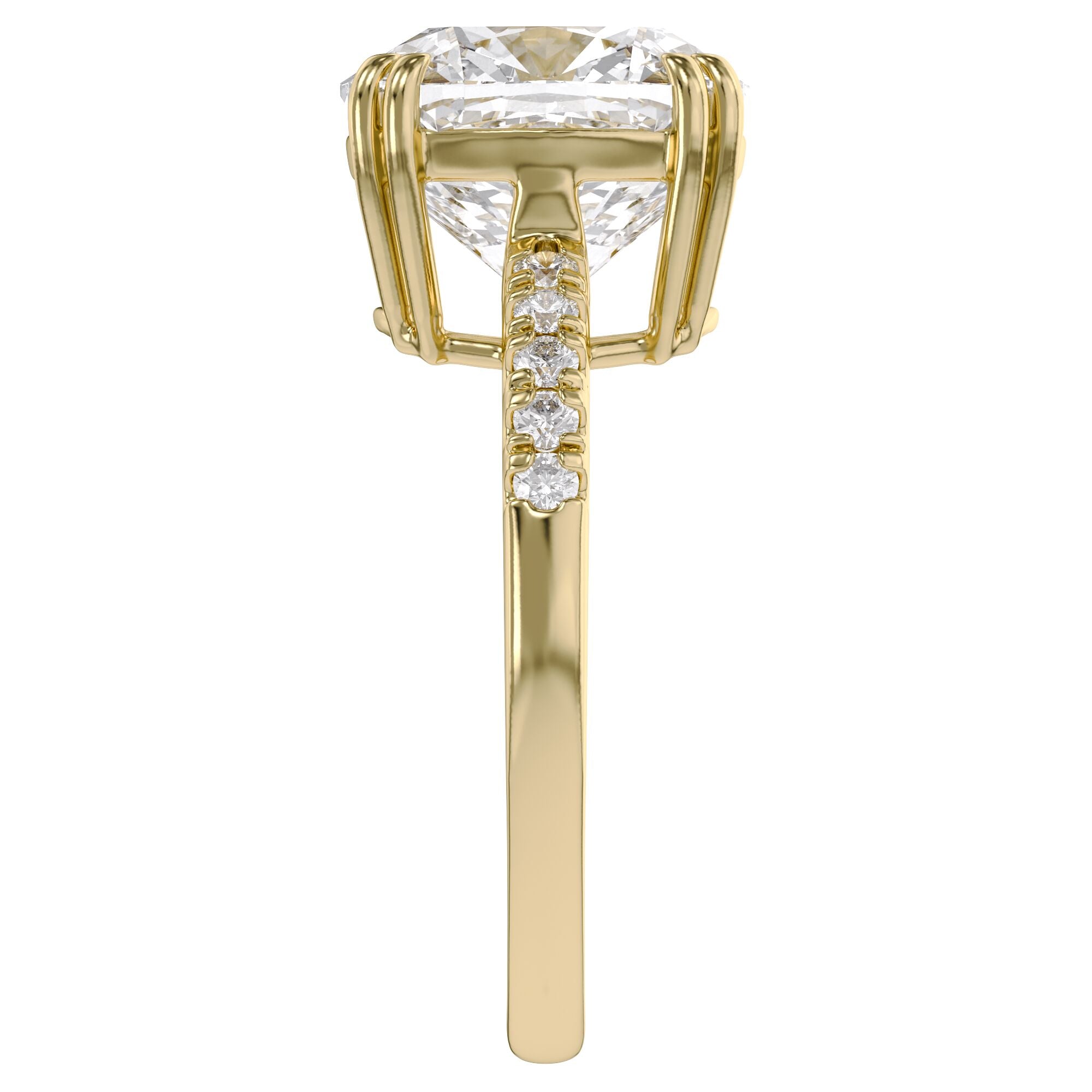 Solitaire Engagement Lab Grown Diamond Ring