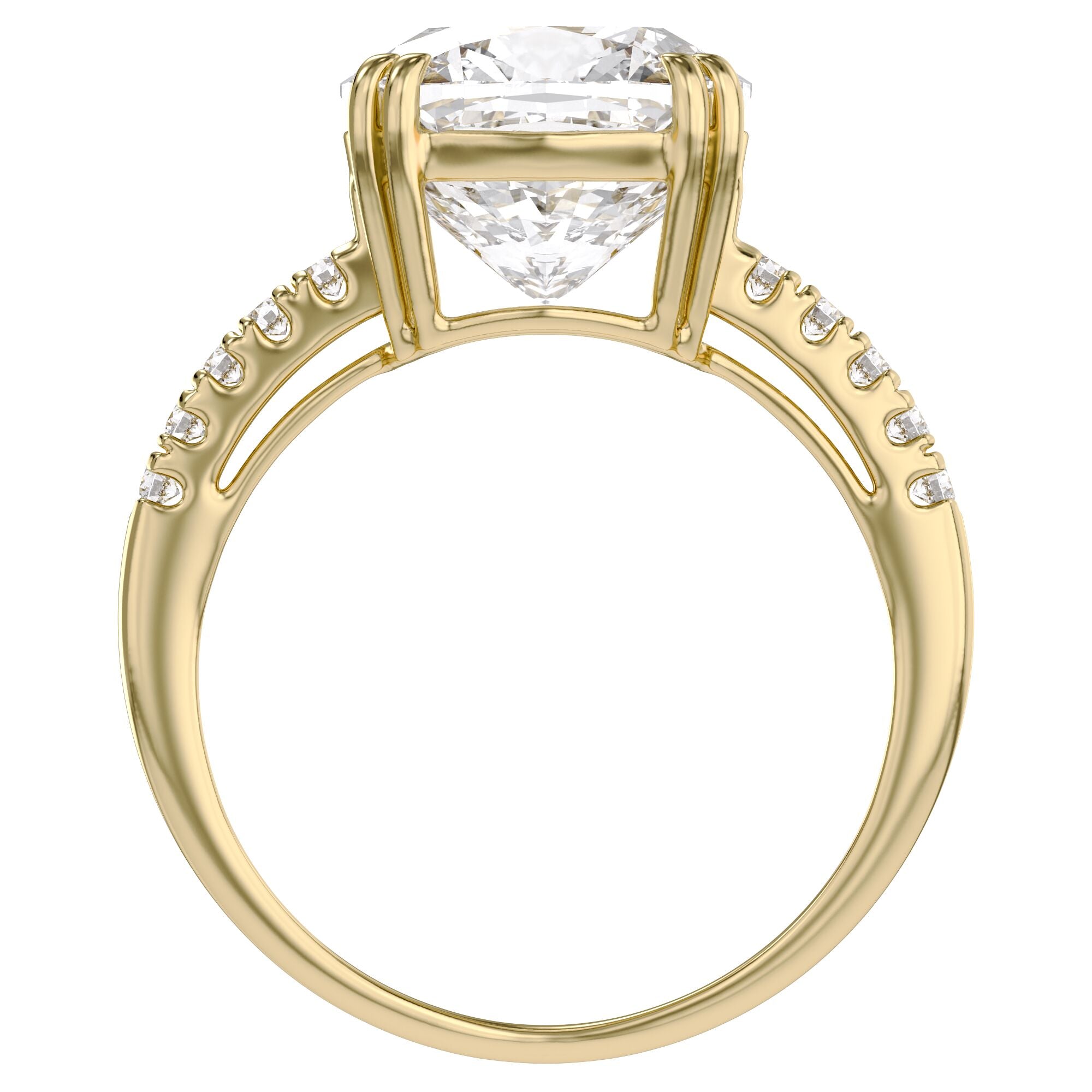 Solitaire Engagement Lab Grown Diamond Ring