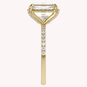 Hidden Halo Solitaire Lab Grown Diamond Ring