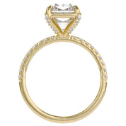 Hidden Halo Solitaire Lab Grown Diamond Ring