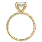 Hidden Halo Engagement Lab Grown Diamond Ring