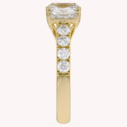 Lab Grown Diamond Three Stone Engagement Ring
