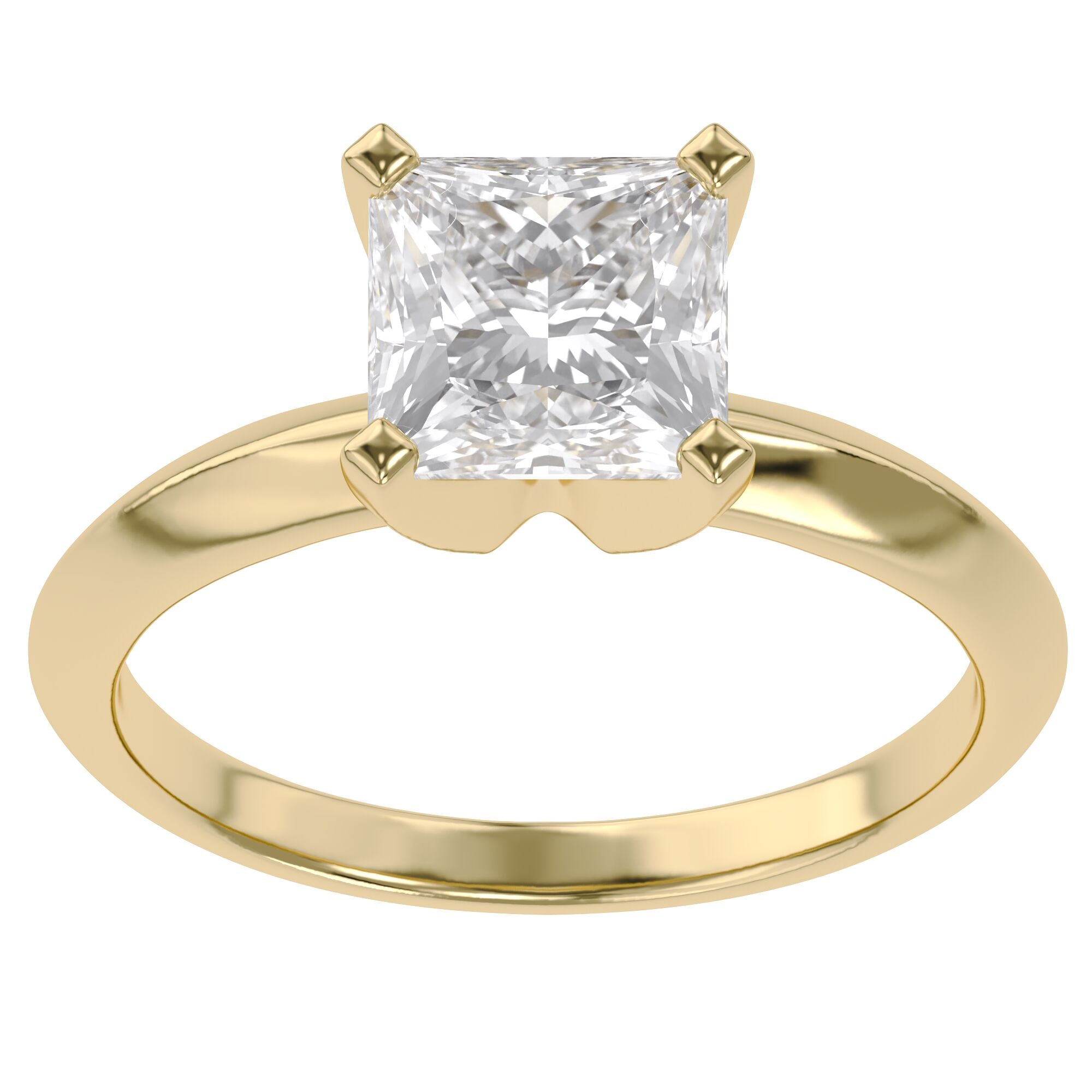 Solitaire Engagement Ring Lab Grown Diamond
