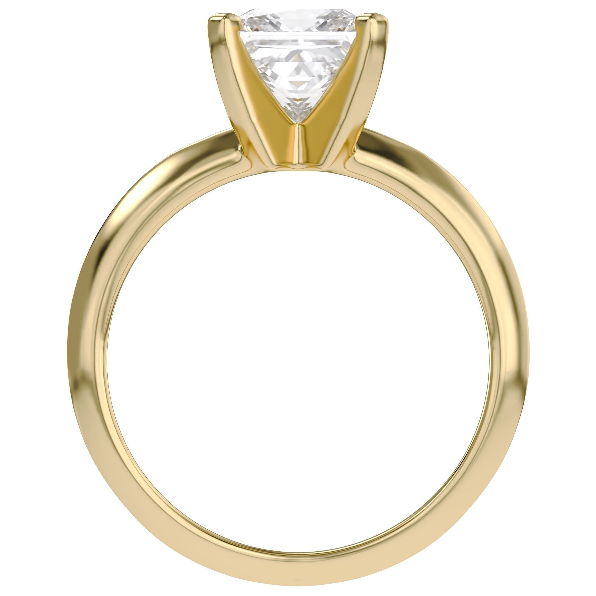 Solitaire Engagement Ring Lab Grown Diamond