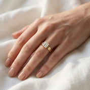 Princess Cut Lab Grown Diamond Solitaire Engagement Ring