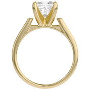 Princess Cut Lab Grown Diamond Solitaire Engagement Ring