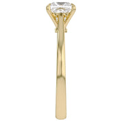 Solitaire Engagement Ring Princess Cut Lab Grown Diamond