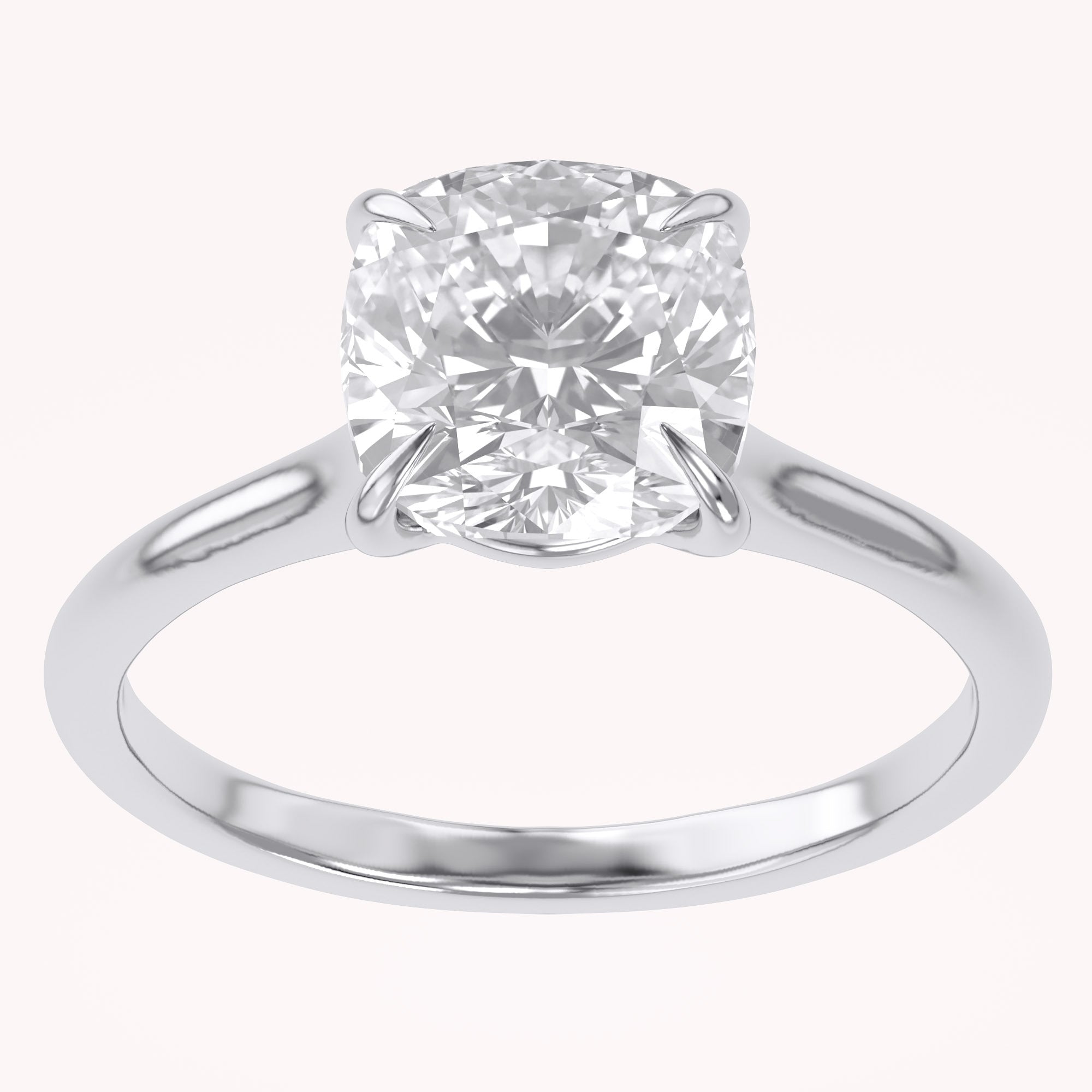 Solitaire Lab Grown Diamond Engagement Ring