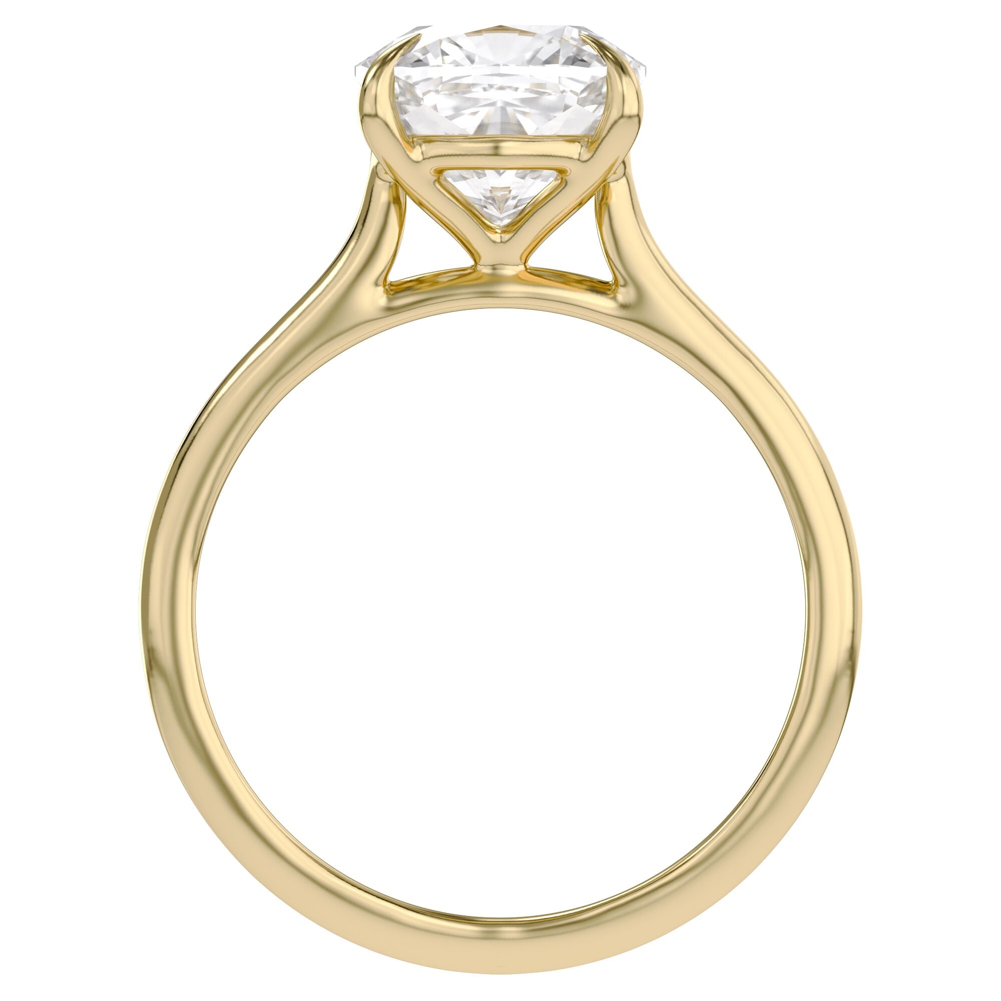 Solitaire Lab Grown Diamond Engagement Ring