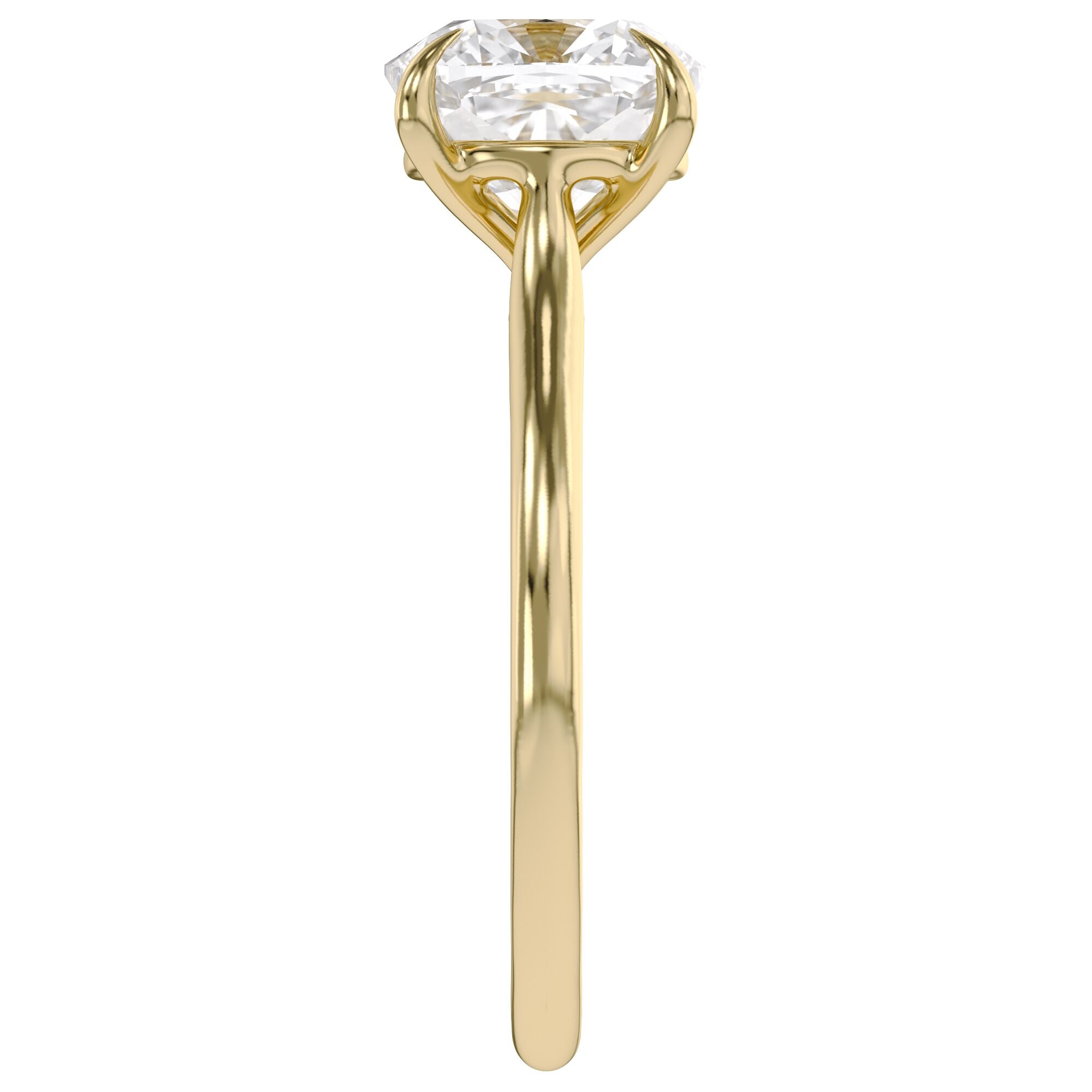 Solitaire Lab Grown Diamond Engagement Ring