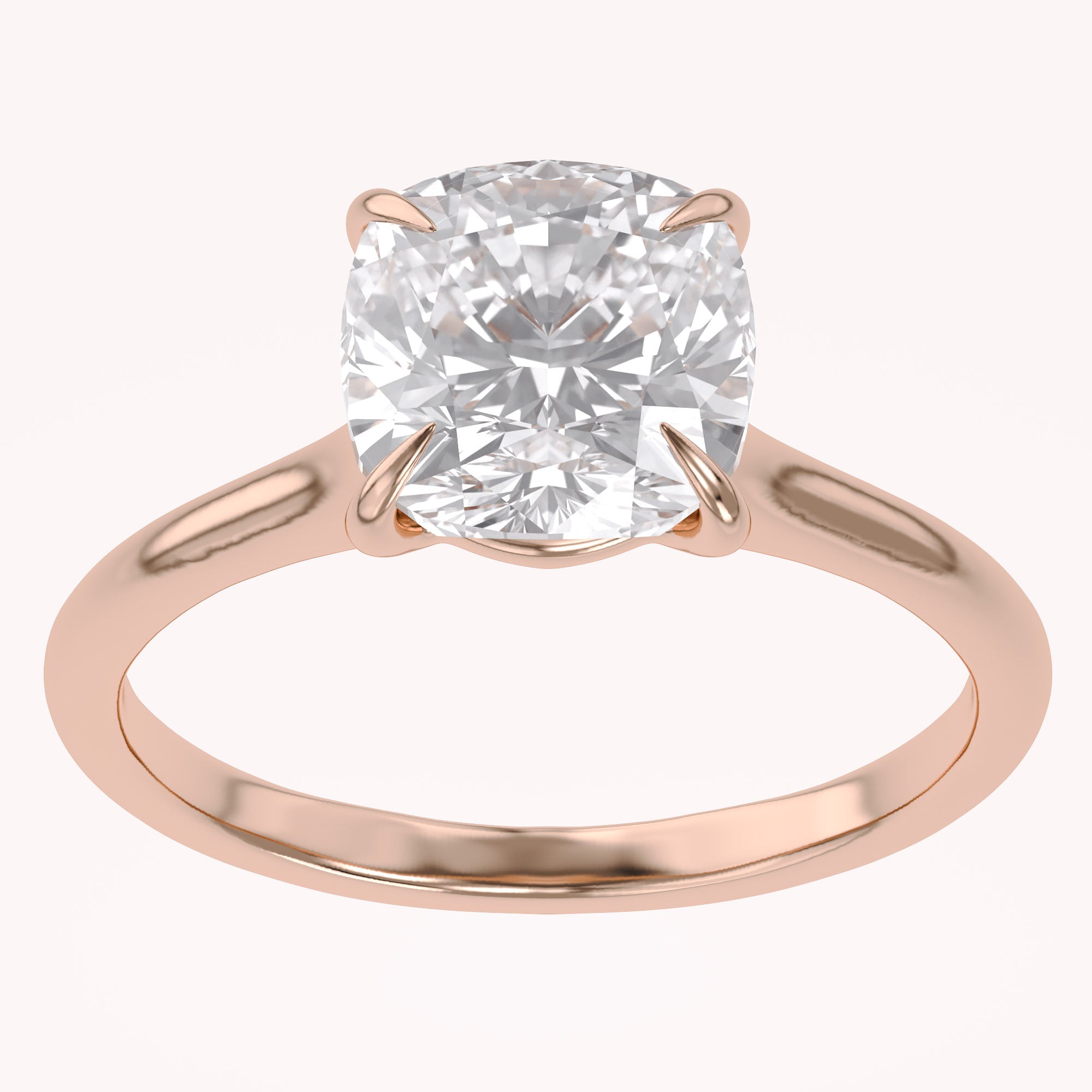 Solitaire Lab Grown Diamond Engagement Ring