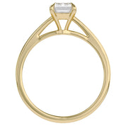 Radiant Lab Grown Diamond Solitaire Engagement Ring