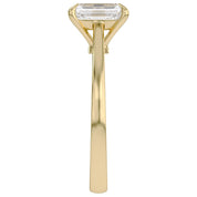 Radiant Lab Grown Diamond Solitaire Engagement Ring