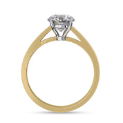 Solitaire Engagement Ring Round Lab Grown Diamond