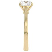 Solitaire Engagement Ring Round Lab Grown Diamond