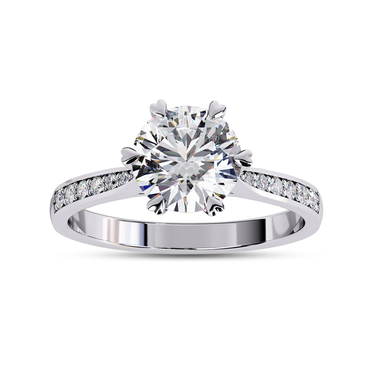 Solitaire Engagement Ring for Women Lab Grown Diamond