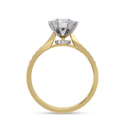 Solitaire Engagement Ring for Women Lab Grown Diamond