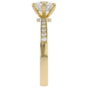 Solitaire Engagement Ring for Women Lab Grown Diamond
