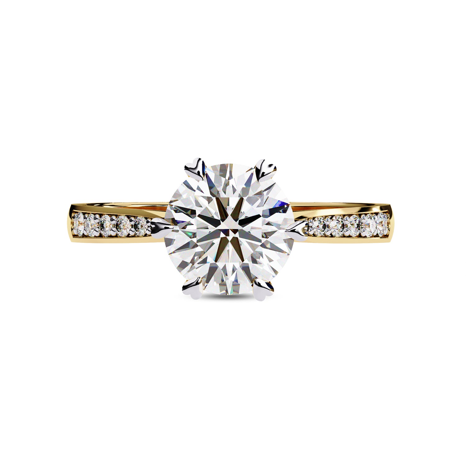 Solitaire Engagement Ring for Women Lab Grown Diamond