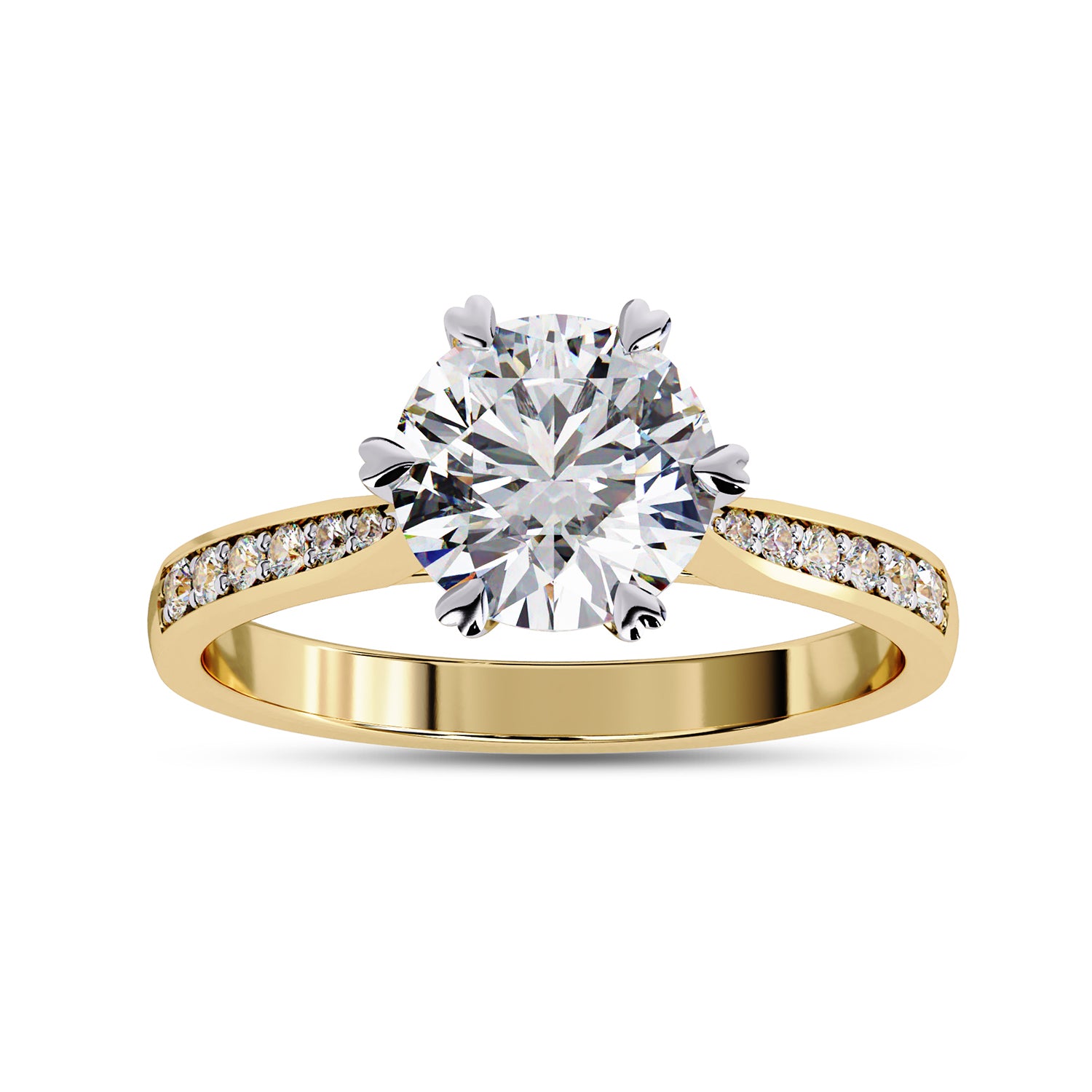 Solitaire Engagement Ring for Women Lab Grown Diamond