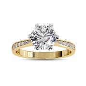 Solitaire Engagement Ring for Women Lab Grown Diamond