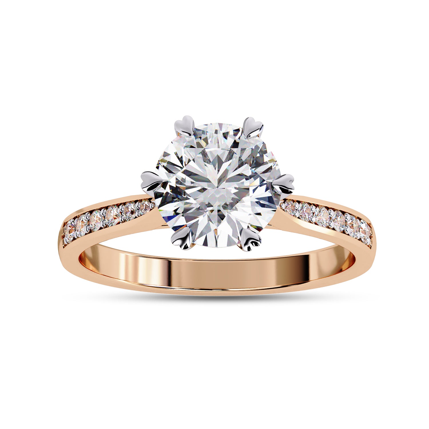 Solitaire Engagement Ring for Women Lab Grown Diamond