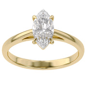 Solitaire Engagement Ring Marquise Lab Grown Diamond