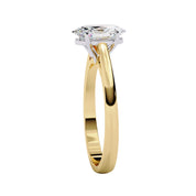 Solitaire Engagement Ring Oval Cut Lab Grown Diamond