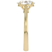 Solitaire Engagement Ring Oval Cut Lab Grown Diamond