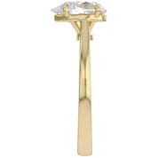 4-Prong Pear Cut Lab Grown Diamond Solitaire Engagement Ring
