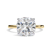 Lab Grown Diamond Hidden Halo Solitaire Engagement Ring