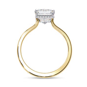 Solitaire Engagement Ring Cushion Cut Lab Grown Diamond