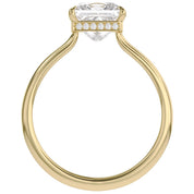 Solitaire Engagement Ring Cushion Cut Lab Grown Diamond