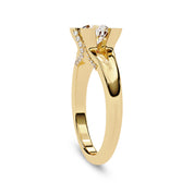 Solitaire Engagement Wedding Ring Round Cut Lab Grown Diamond