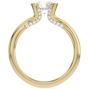Solitaire Engagement Wedding Ring Round Cut Lab Grown Diamond