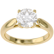 4-Prong Solitaire Engagement Ring for Women Lab Grown Diamond