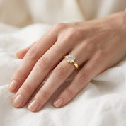 4-Prong Solitaire Engagement Ring for Women Lab Grown Diamond