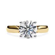 4-Prong Solitaire Engagement Ring for Women Lab Grown Diamond