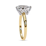 6 Prong Pear Solitaire Lab Grown Diamond Engagement Ring