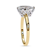 6 Prong Marquise Solitaire Lab Grown Diamond Engagement Ring