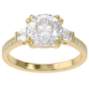 Three Stone Lab Grown Diamond Engagement Ring