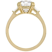 Three Stone Lab Grown Diamond Engagement Ring
