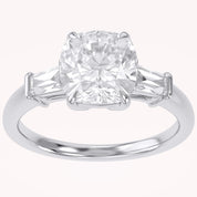 Lab Grown Diamond Three Stone Engagement Ring