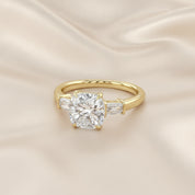 Lab Grown Diamond Three Stone Engagement Ring