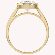Solitaire Engagement Ring 10X8mm Lab Grown Diamond