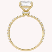 Hidden Halo Engagement Ring 2.65 Ct Lab Grown Diamond