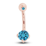 Body Piercing Belly Button Navel Ring Sterling Silver